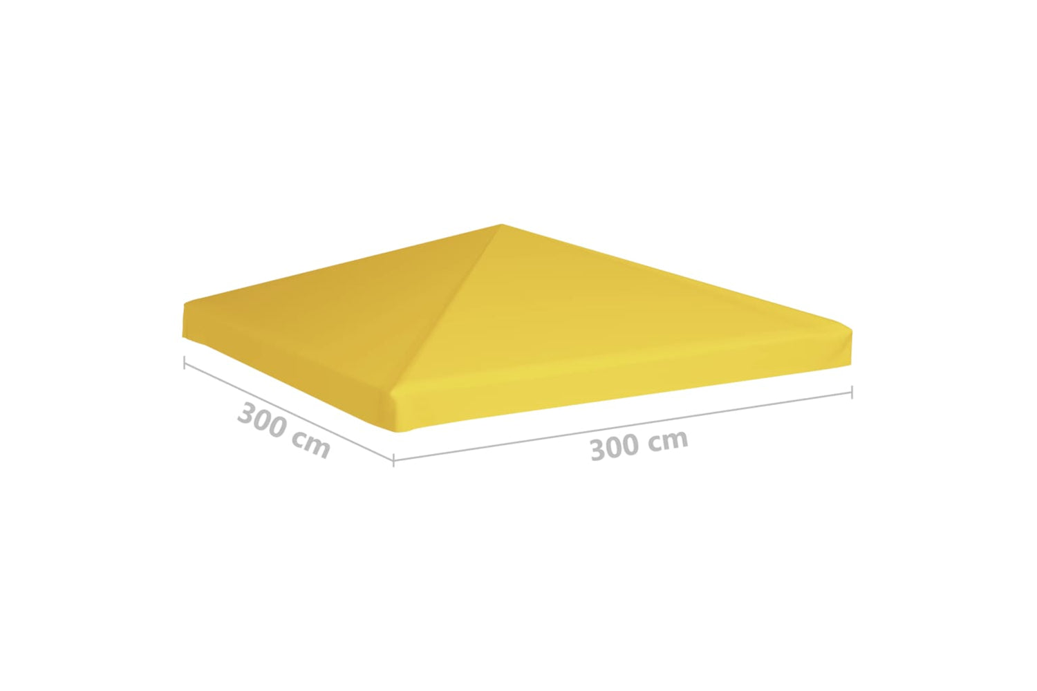 Vidaxl 312079 Gazebo Top Cover 270 G/mâ² 3x3 M Yellow-6