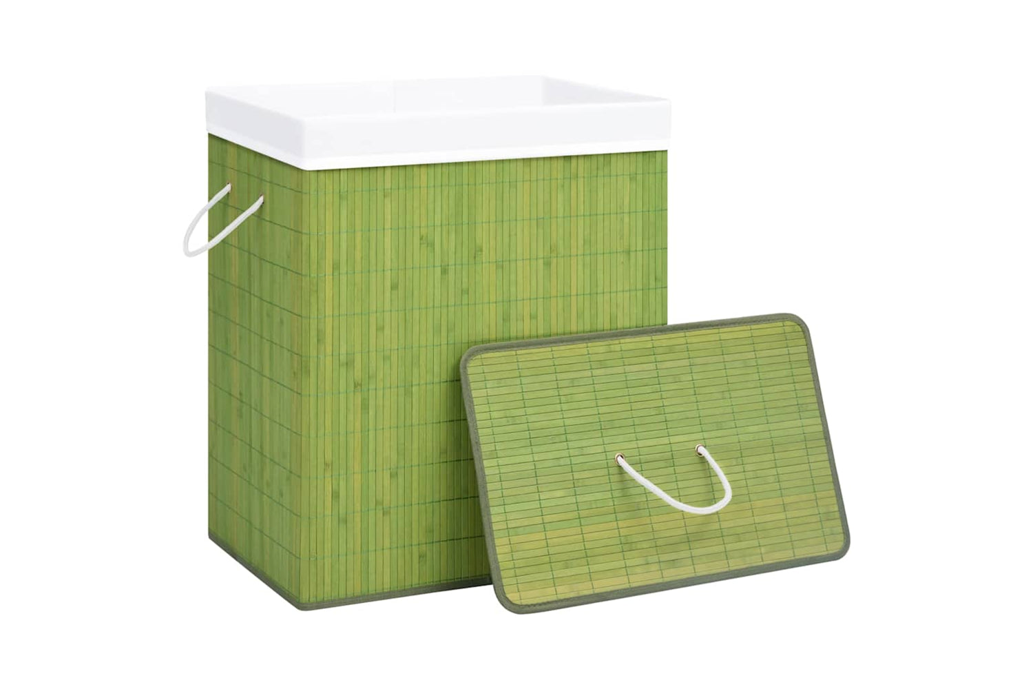 Vidaxl 320754 Bamboo Laundry Basket Green 83 L-4