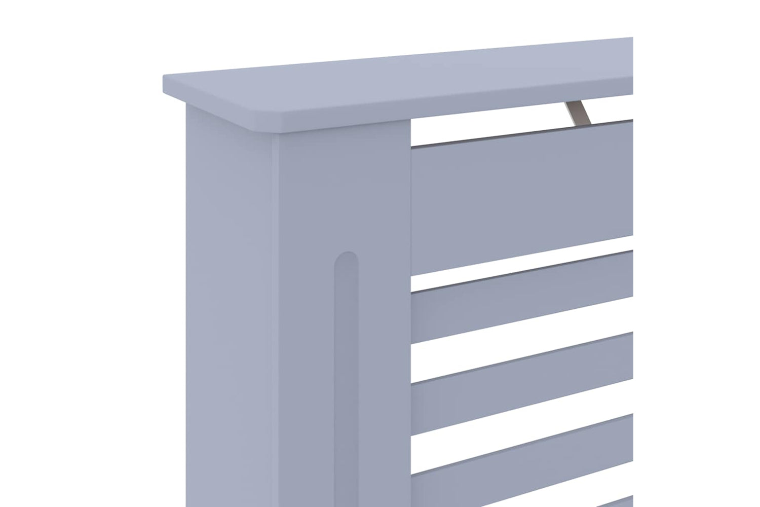 vidaXL Mdf Radiator Cover Grey 78cm-5