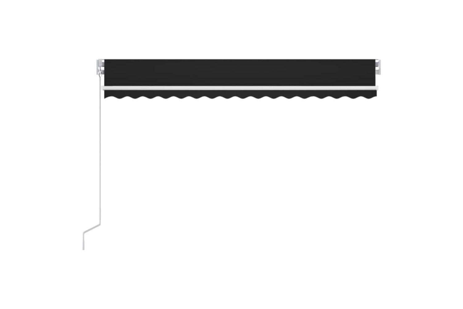 vidaXL 3068979 Manual Retractable Awning 400x350cm Anthracite-2