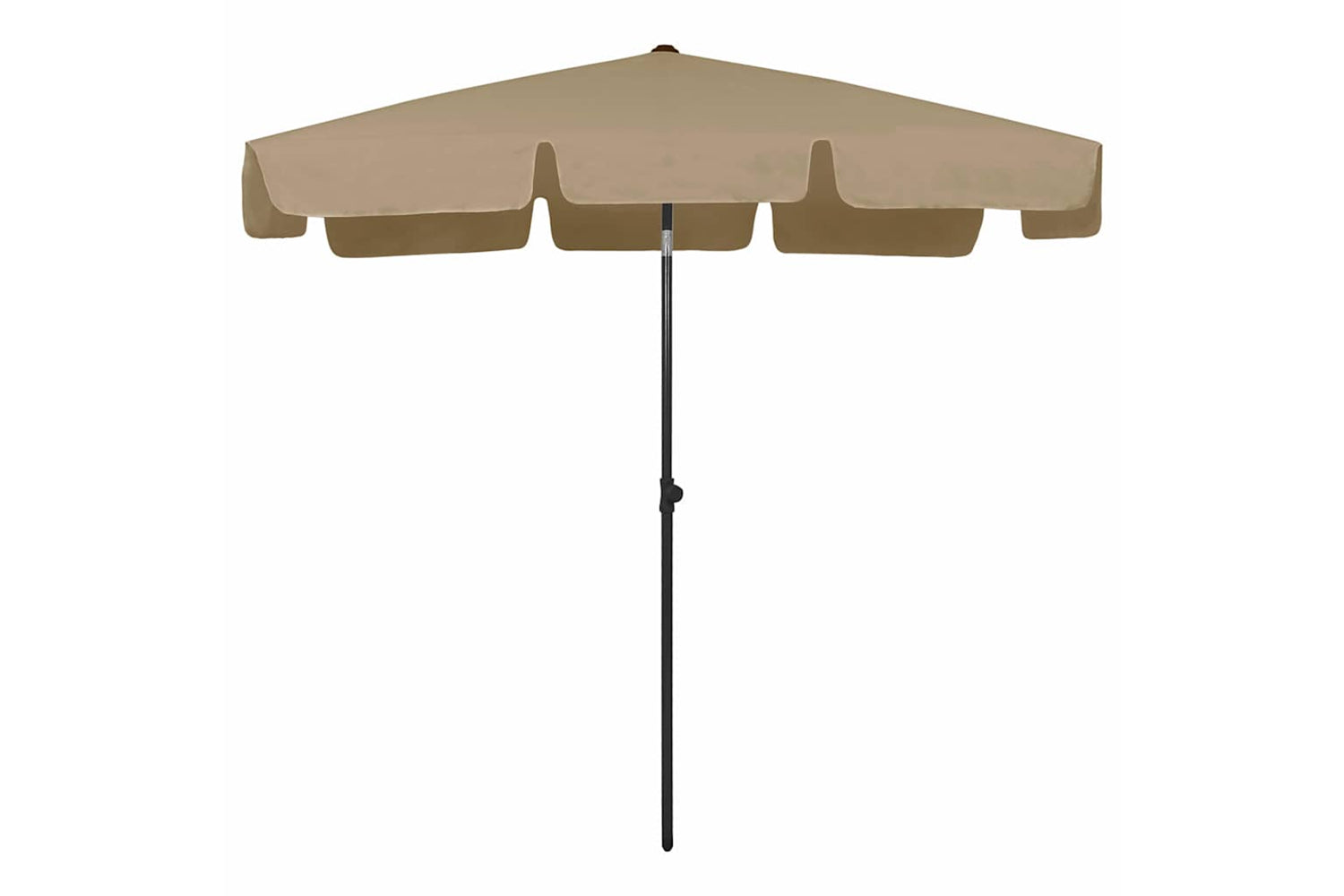 vidaXL 314730 Beach Umbrella Taupe 200x125cm-2