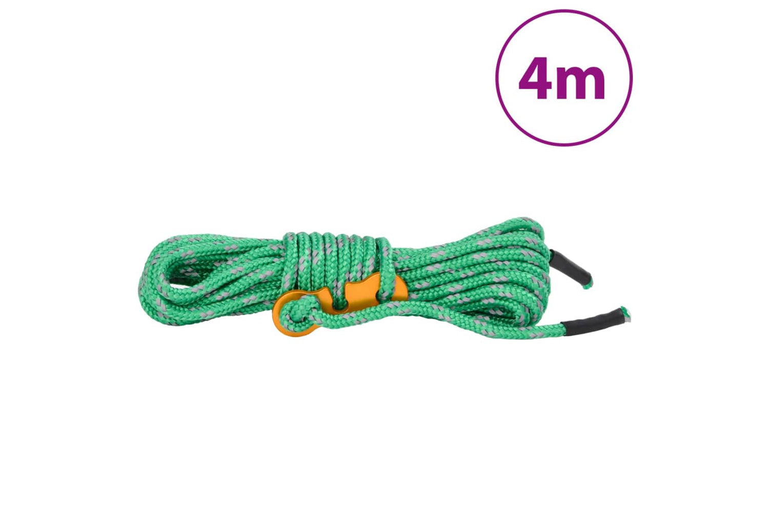 vidaXL 4008133 Tent Guy Ropes With Spanners Reflective 8 Pcs 4 M 4mm-7