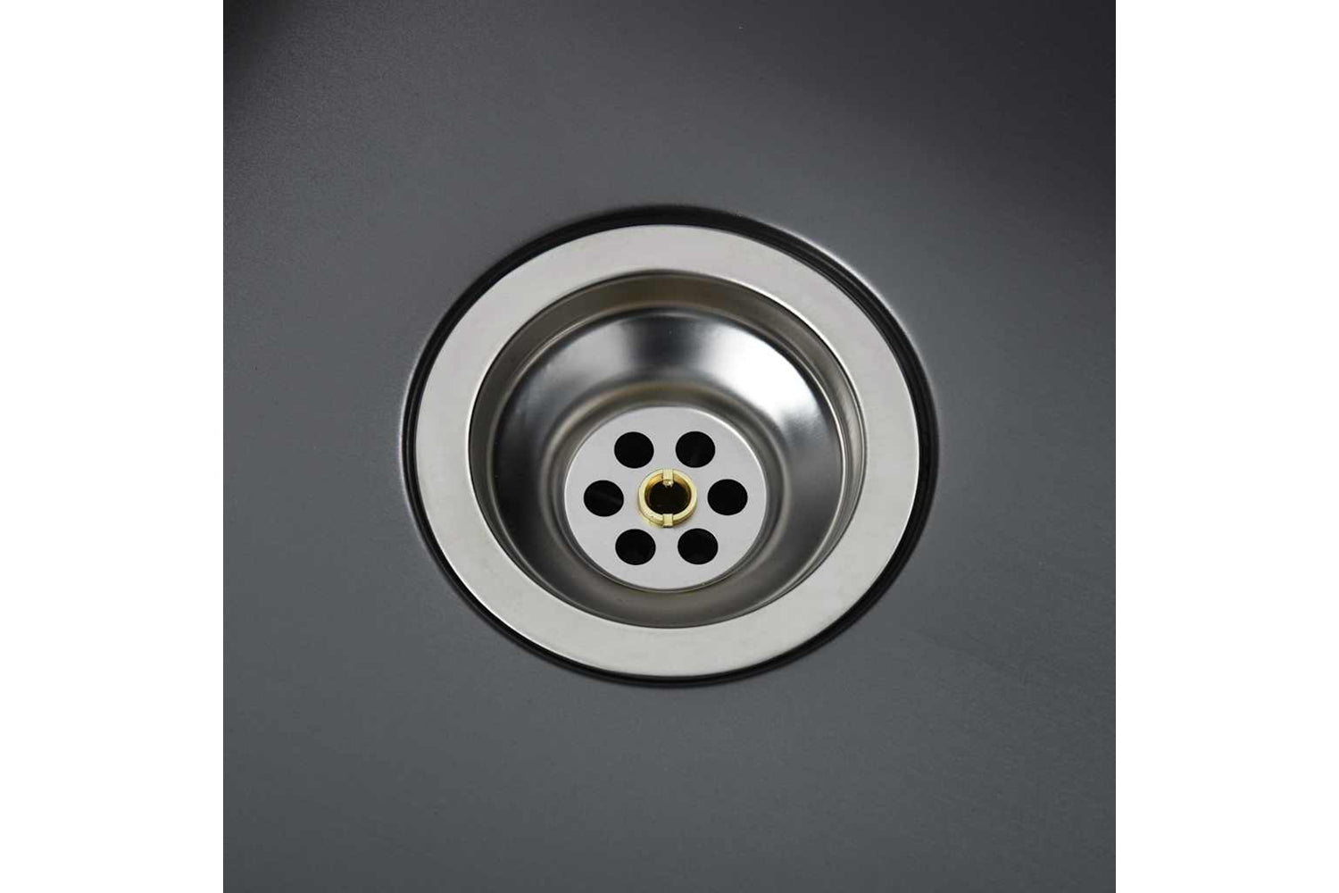 Vidaxl 51501 Handmade Kitchen Sink Black Stainless Steel-5