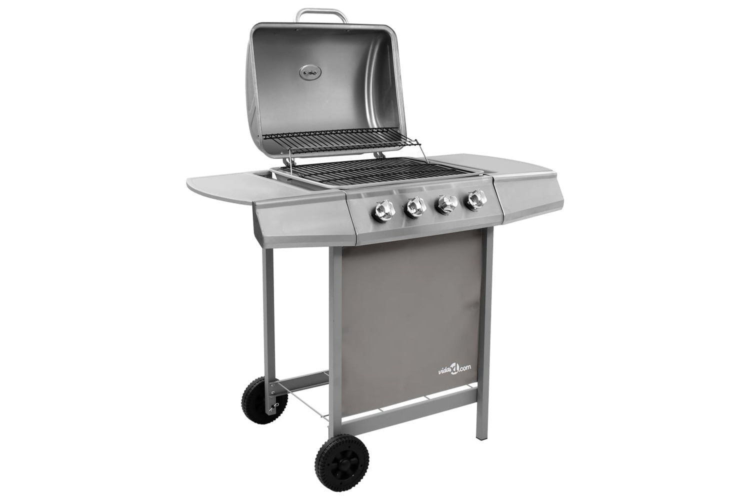 Vidaxl 3053626 Gas Bbq Grill With 4 Burners Silver-2