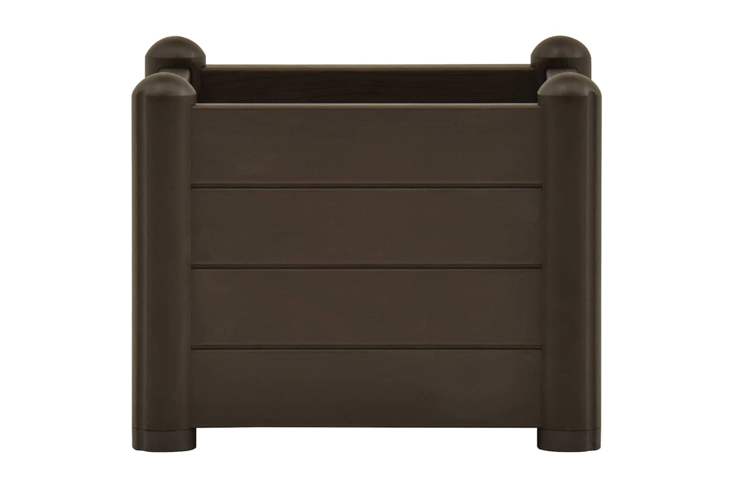 vidaXL 313972 Garden Raised Bed Pp Mocha 43x43x35cm-2