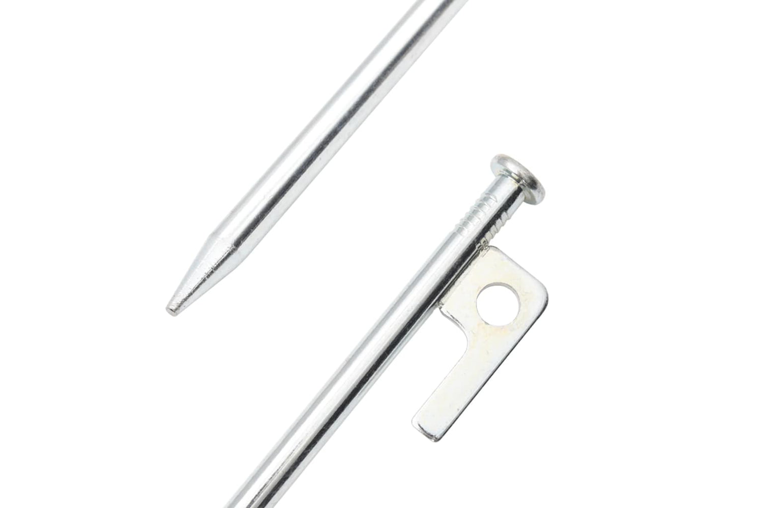 vidaXL 4009367 Tent Pegs 24 Pcs 20cm 9mm Galvanised Steel-4