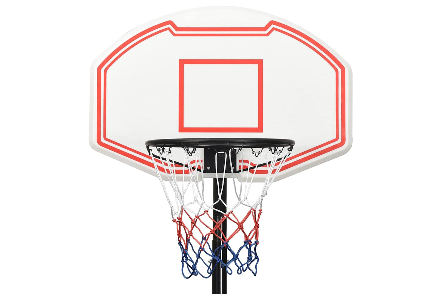 Vidaxl Basketball Stand White 237-307 Cm Polyethene-5