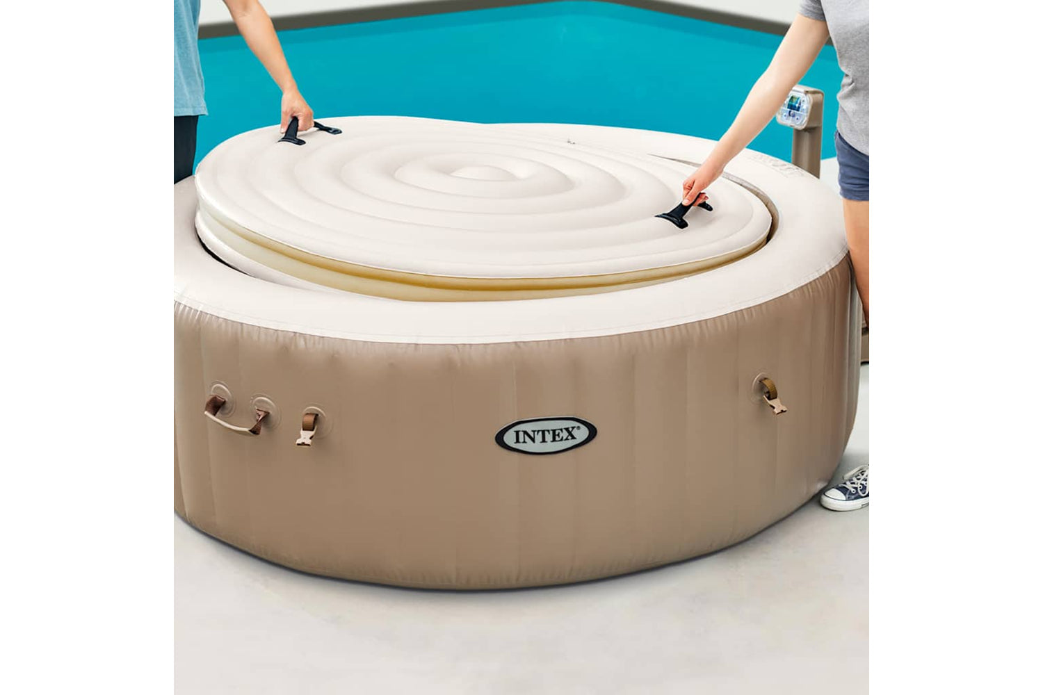 Intex 91470 Intex Energy Efficient Spa Cover 28523-4