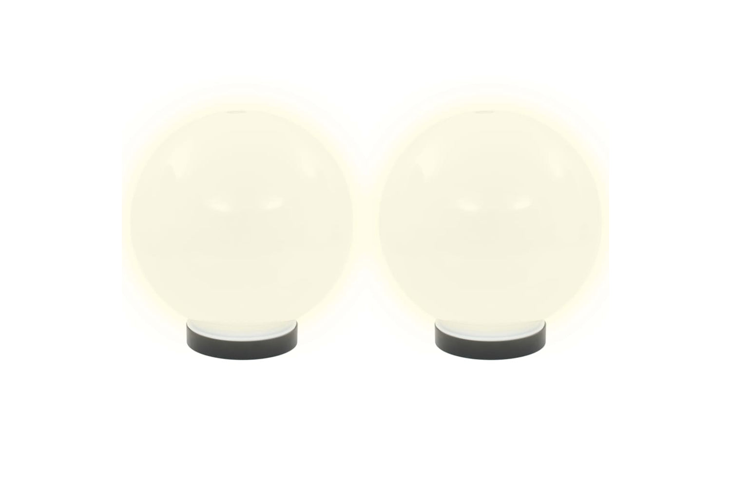 vidaXL 277141 Led Bowl Lamps 4 Pcs Spherical 20cm Pmma-3