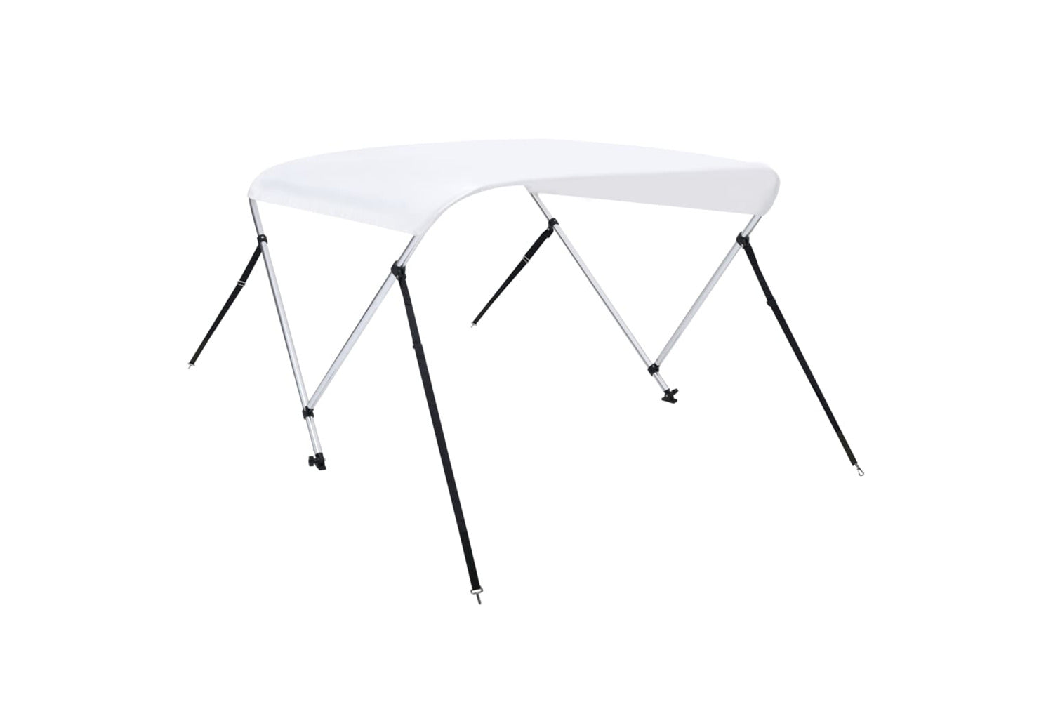 vidaXL 93123 2 Bow Bimini Top White 150x120x110cm-5
