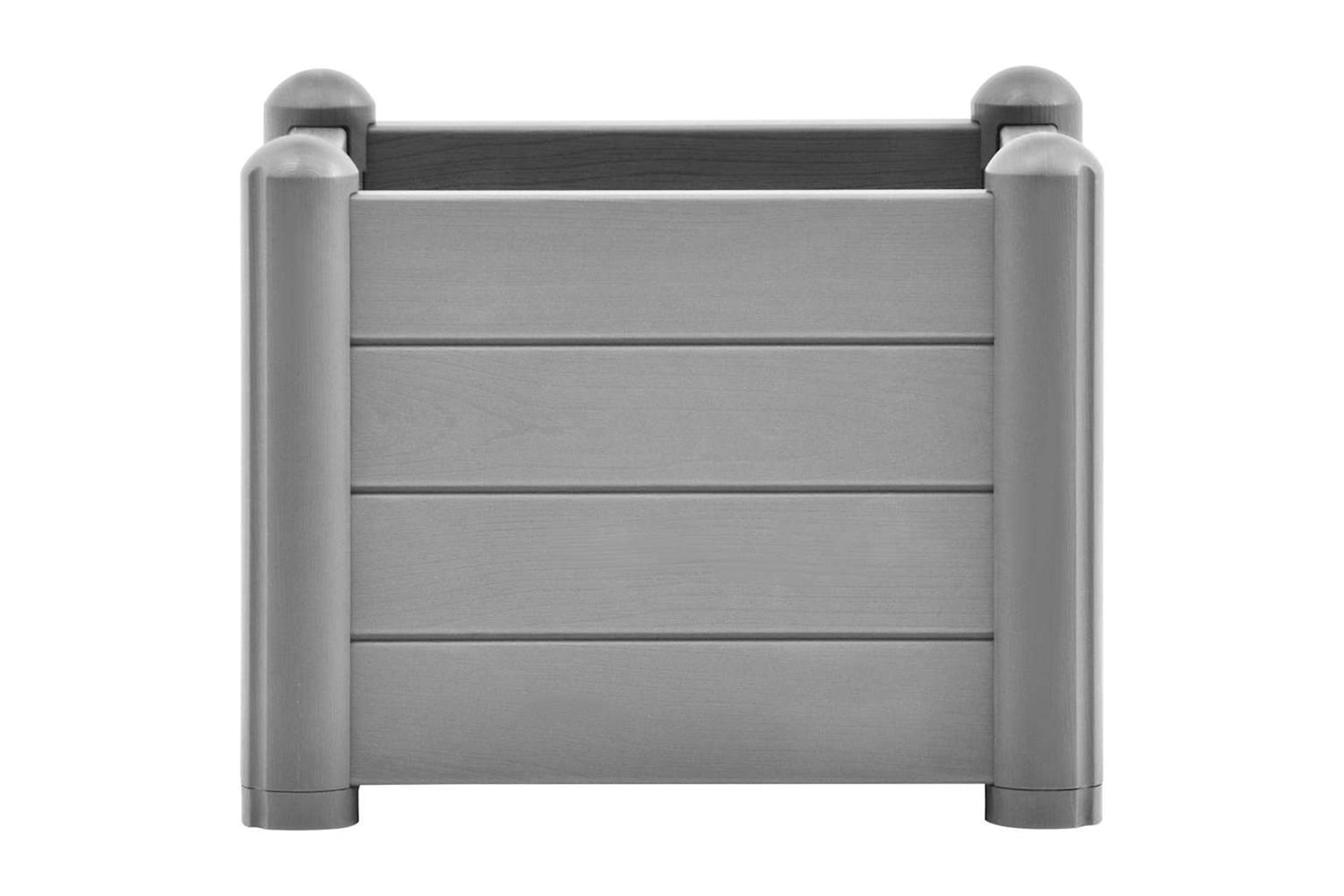 vidaXL 317579 Garden Raised Bed Pp Stone Grey 43x43x35cm-2