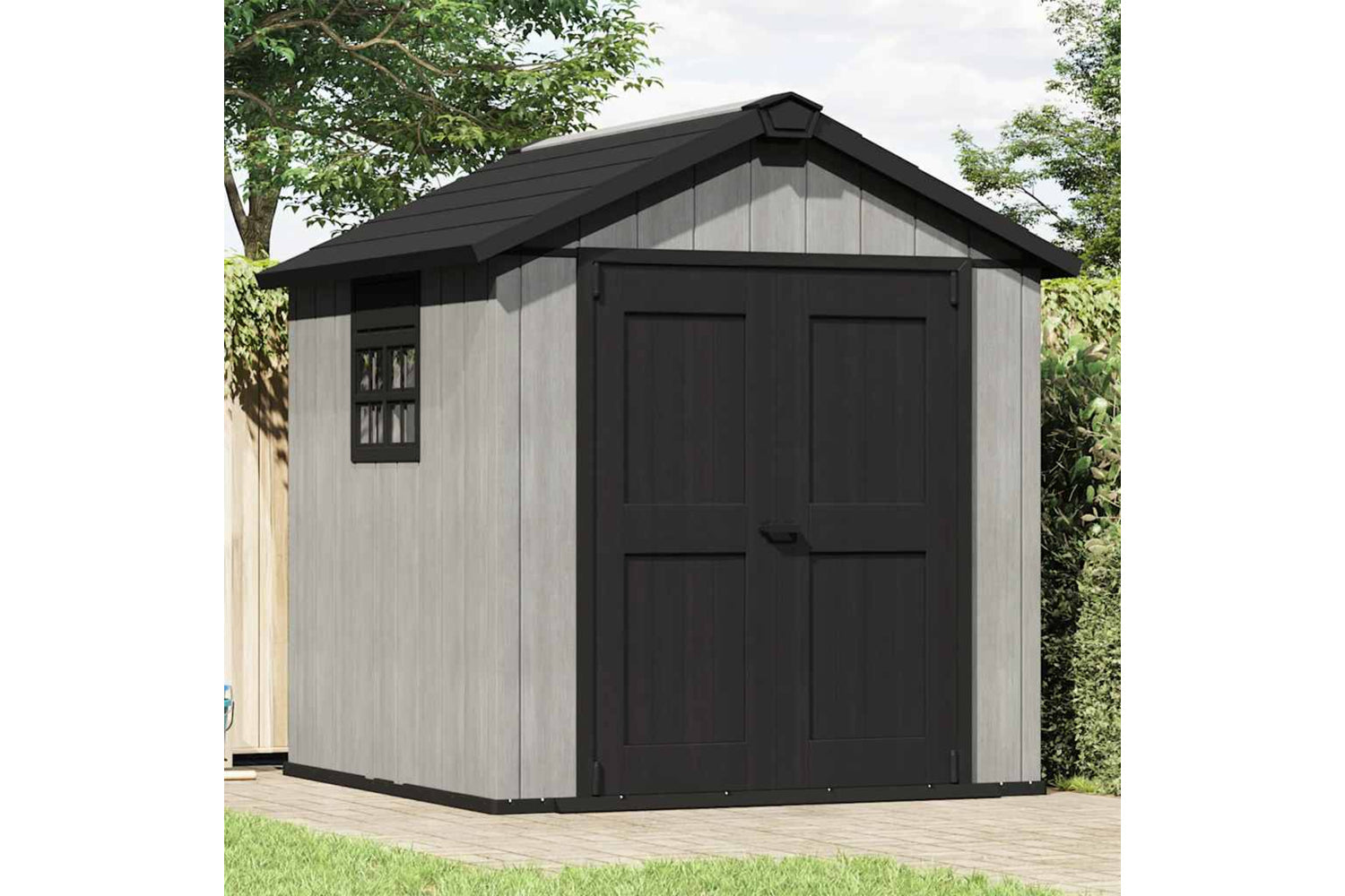 Keter 407749 Garden Shed Oakland 757 Anthracite-2