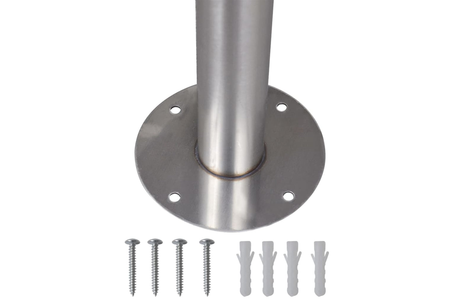 Vidaxl 50355 Stainless Steel Stand For Double Mailbox-4
