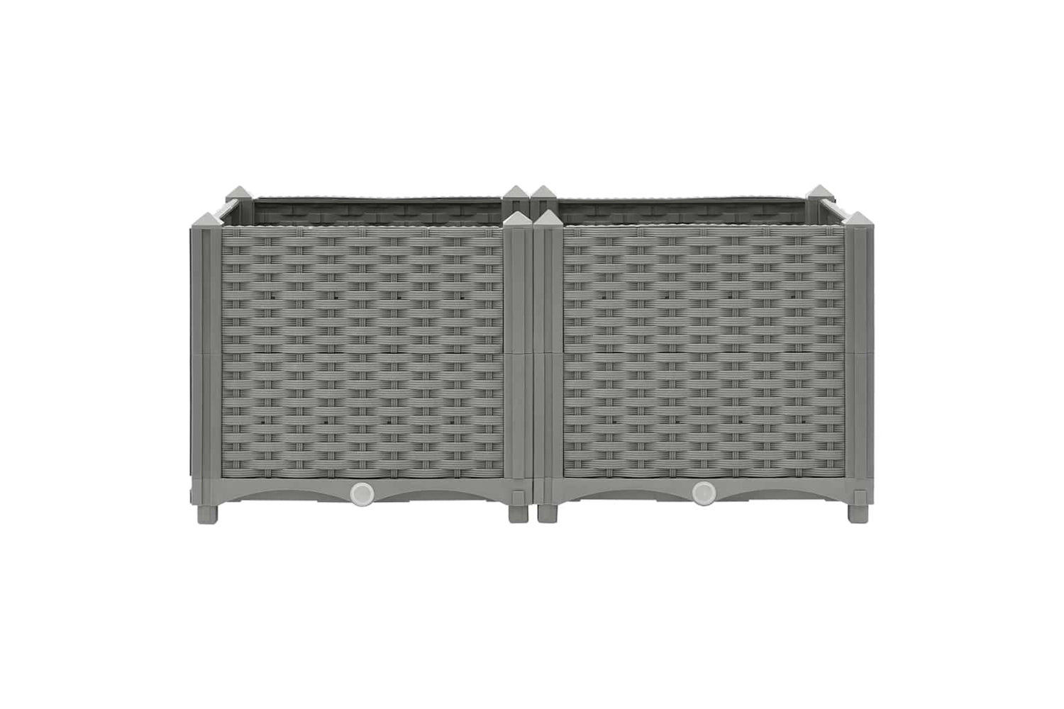 vidaXL Raised Bed 80x40x38cm Polypropylene-4