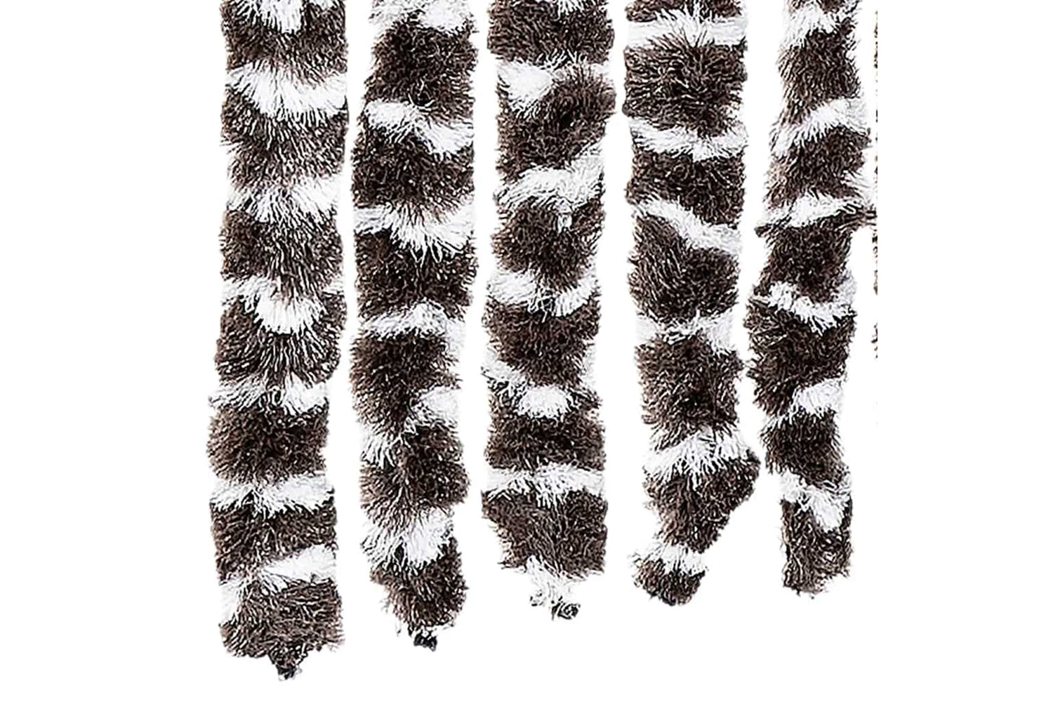 vidaXL Insect Curtain Brown And White 56x185cm Chenille-4