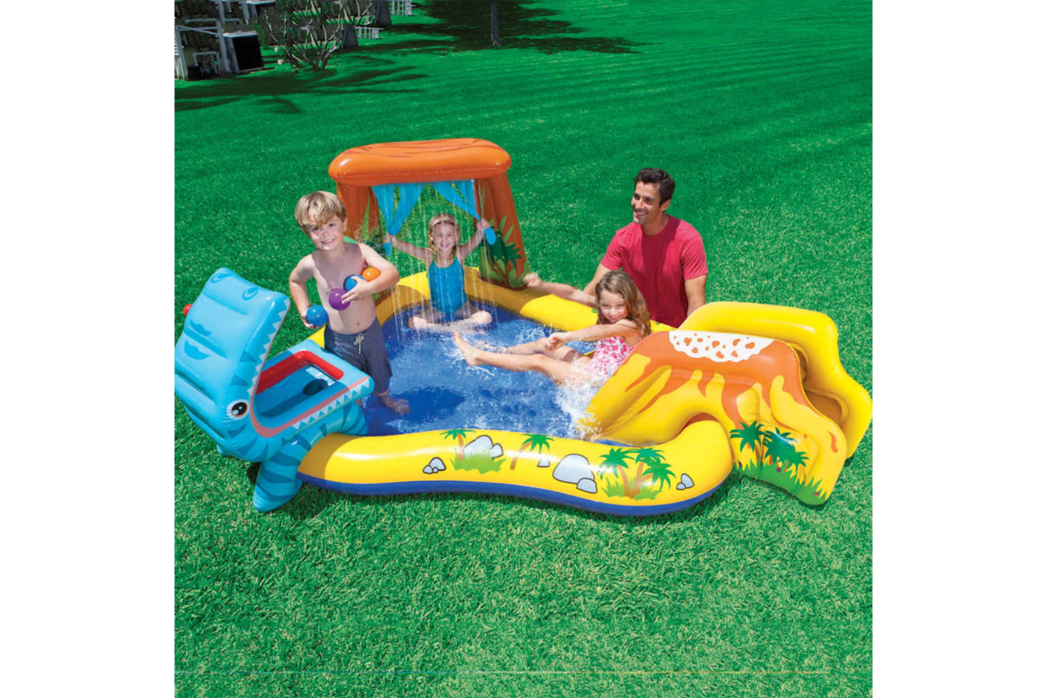 Intex 91525 Intex Inflatable Pool Dinosaur Play Center 249x191x109 Cm 57444np-2