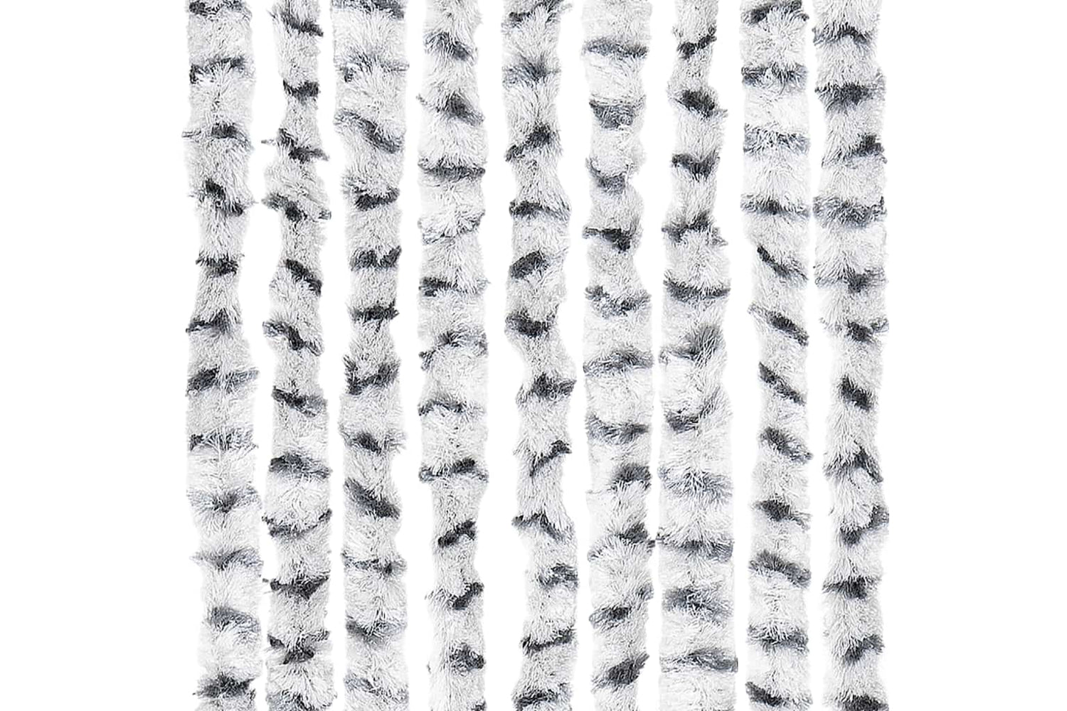 vidaXL Insect Curtain Light And Dark Grey 56x185cm Chenille-5