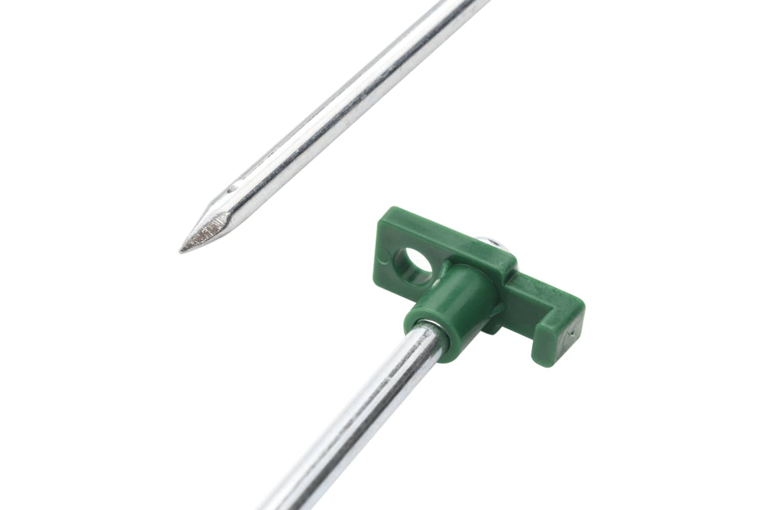 vidaXL 4009356 Tent Pegs 12 Pcs 25cm 7mm Galvanised Steel And Pp-4