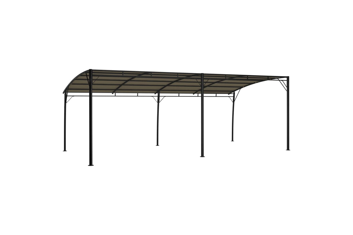 Vidaxl 312256 Garden Sunshade Awning 6x3x2.55 M Taupe-4