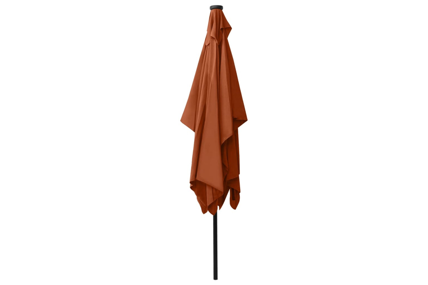 Vidaxl 313791 Parasol With Leds And Steel Pole Terracotta 2x3 M-6