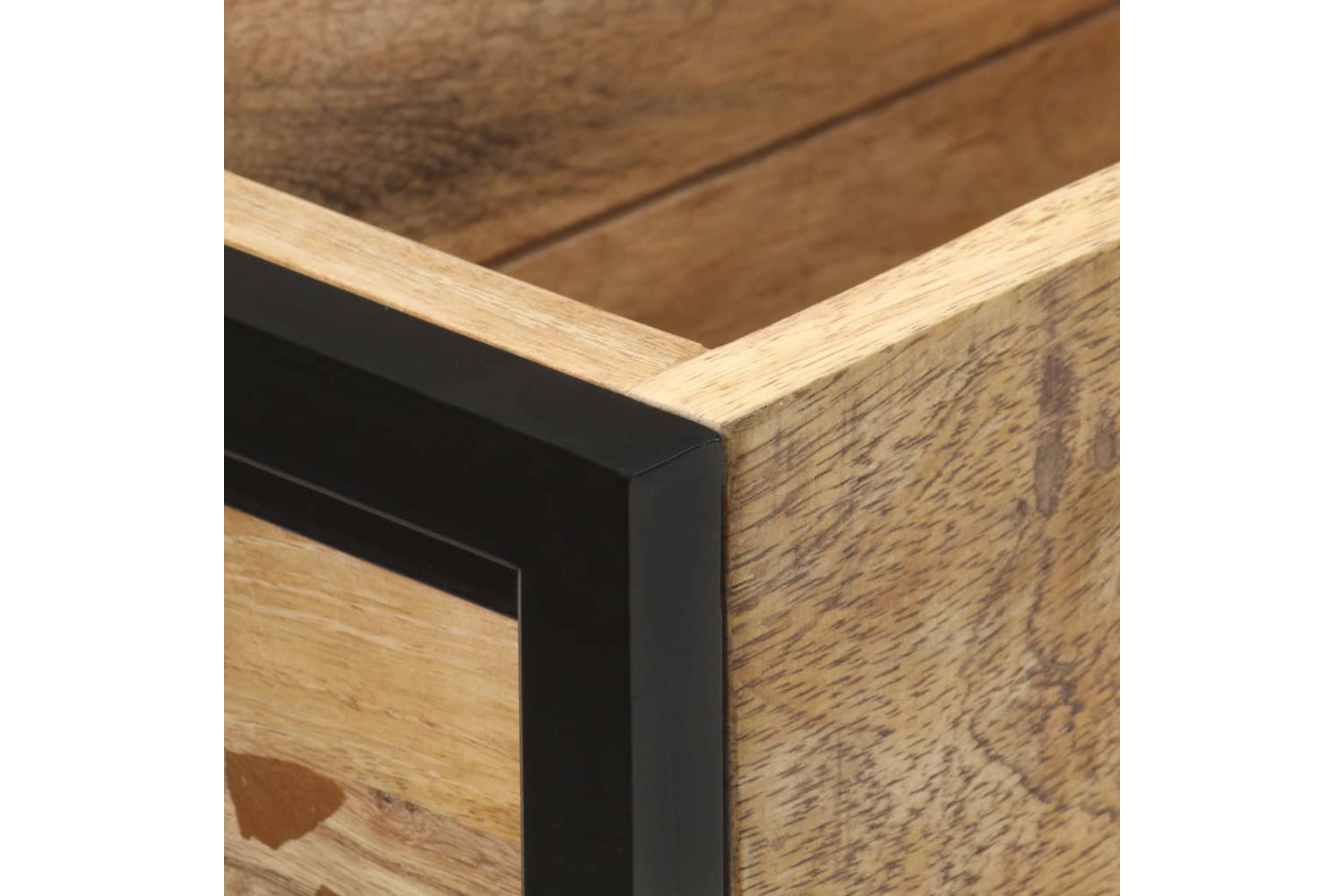 vidaXL 321938 Planter 90x20x68cm Rough Mango Wood-4