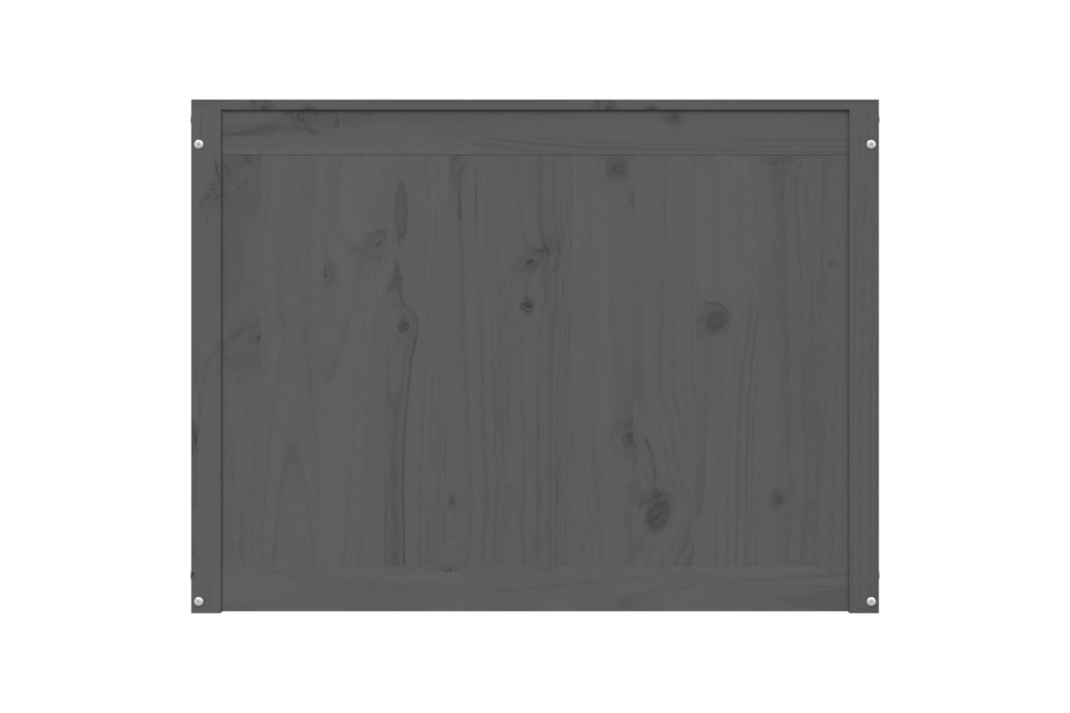 vidaXL 823571 Laundry Box Grey 88.5x44x66cm Solid Wood Pine-5