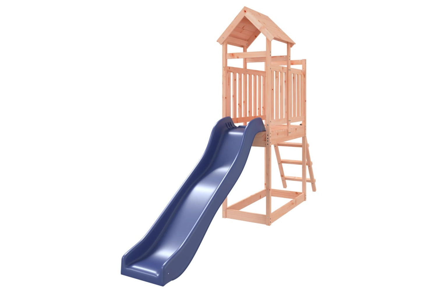 Vidaxl 3155865 Playhouse With Slide Ladder Solid Wood Douglas-3