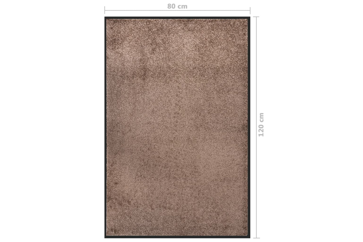vidaXL 331588 Doormat Brown 80x120cm-6
