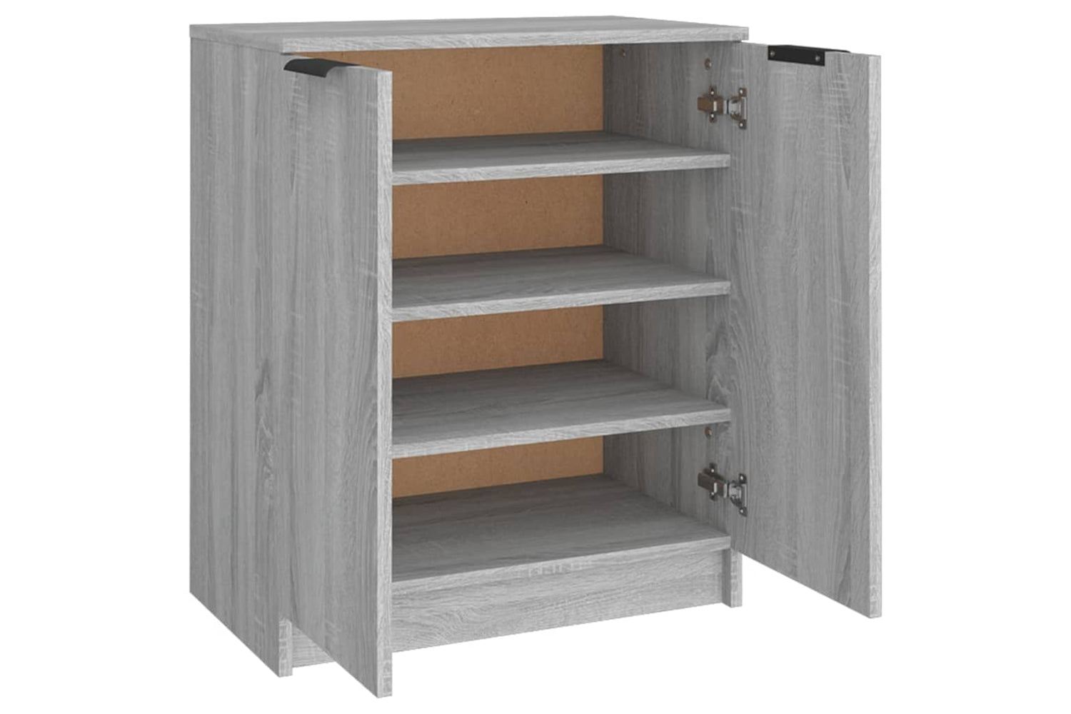 vidaXL 817103 Shoe Cabinet Grey Sonoma 59x35x70cm Engineered Wood-4