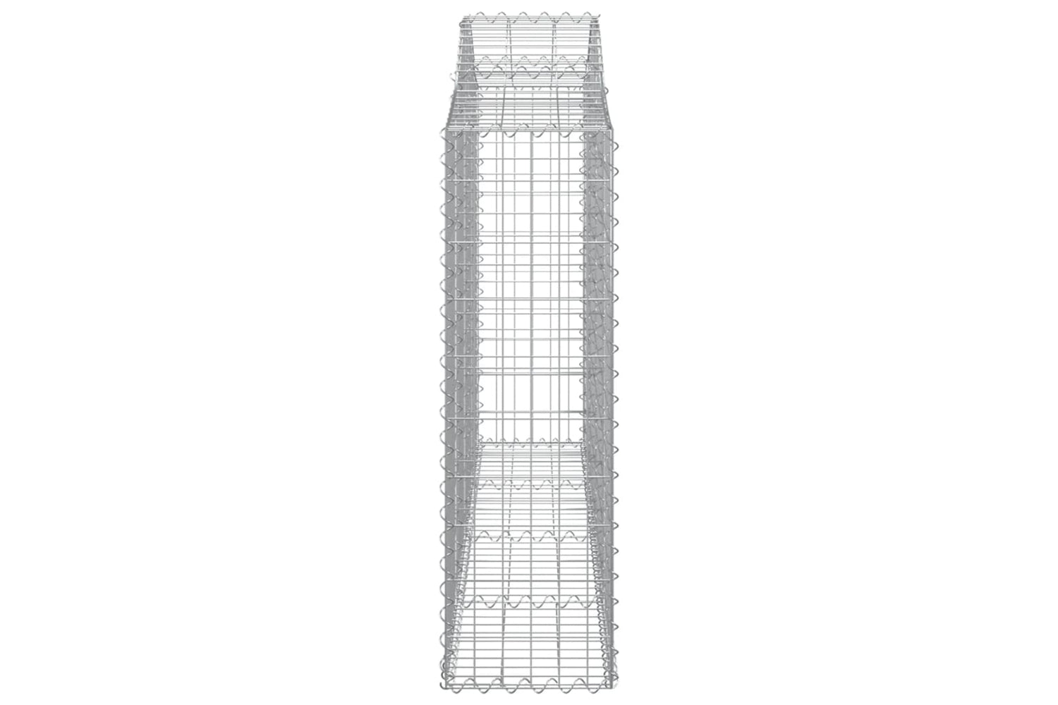 vidaXL 3145445 Arched Gabion Baskets 20 Pcs 200x30x100/120cm Galvanised Iron-4