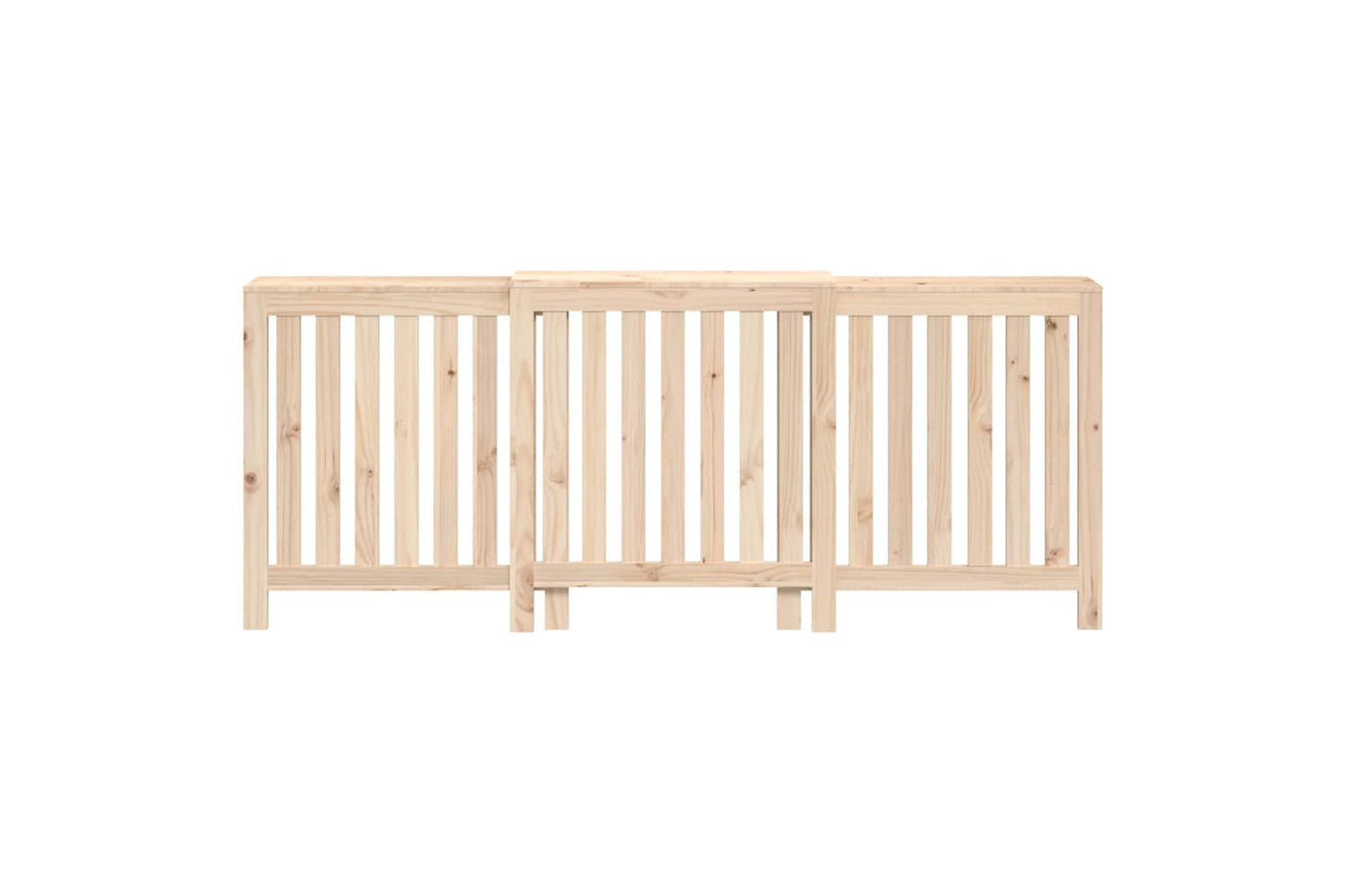 vidaXL 822586 Radiator Cover 210x21x85cm Solid Wood Pine-4