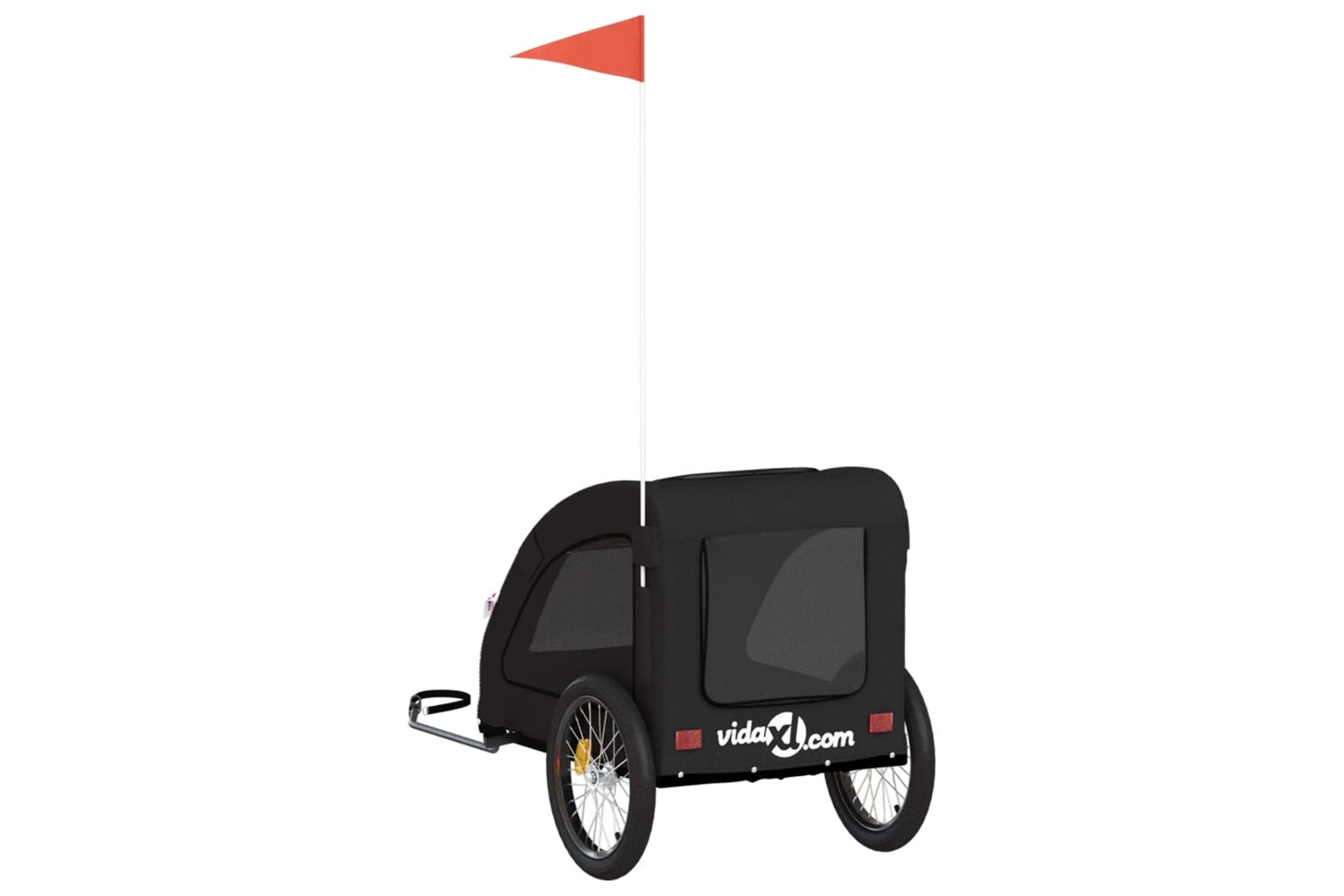 Vidaxl 93968 Pet Bike Trailer Black Oxford Fabric And Iron-7