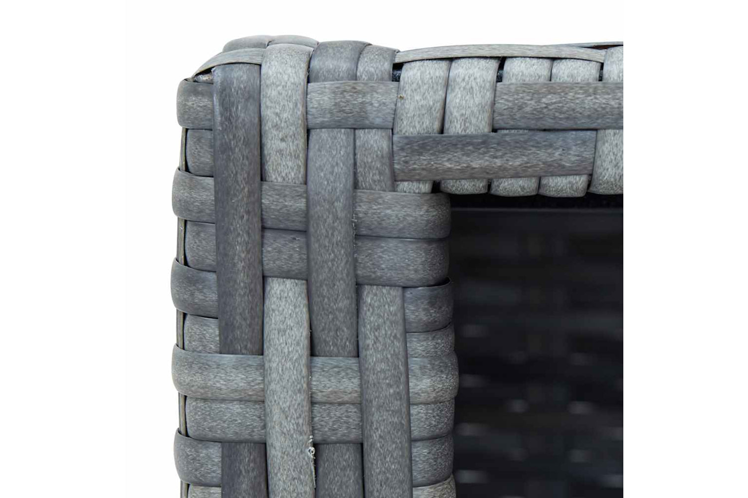 vidaXL 46461 Spa Step Grey Poly Rattan 92x45x25cm-8