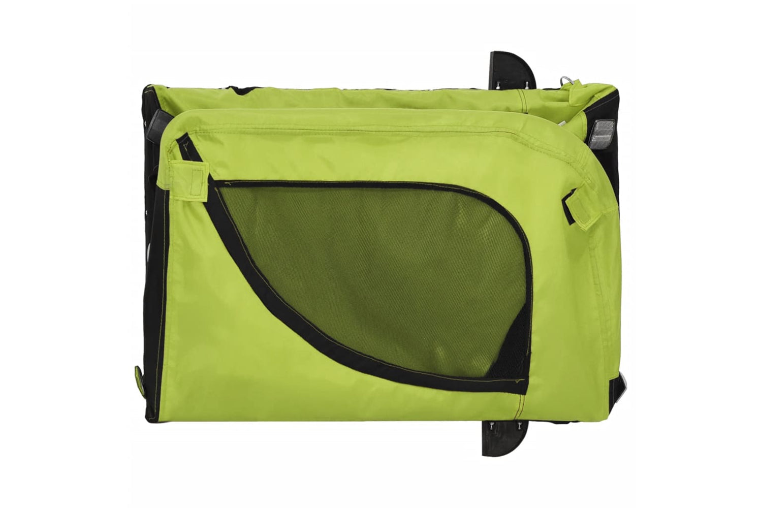 Vidaxl 94011 Pet Bike Trailer Green And Black Oxford Fabric And Iron-7