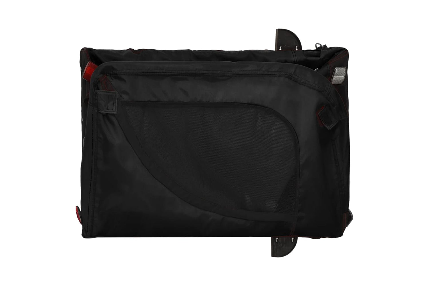 Vidaxl 94024 Pet Bike Trailer Black Oxford Fabric And Iron-7