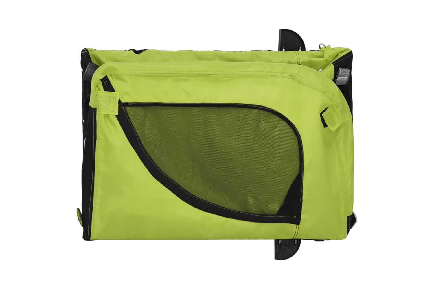 Vidaxl 94004 Pet Bike Trailer Green And Black Oxford Fabric And Iron-7