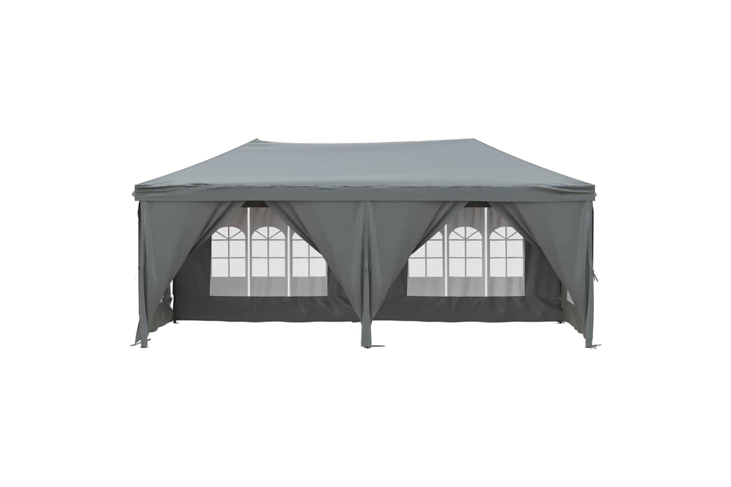 Vidaxl 93544 Folding Party Tent With Sidewalls Anthracite 3x6 M-2