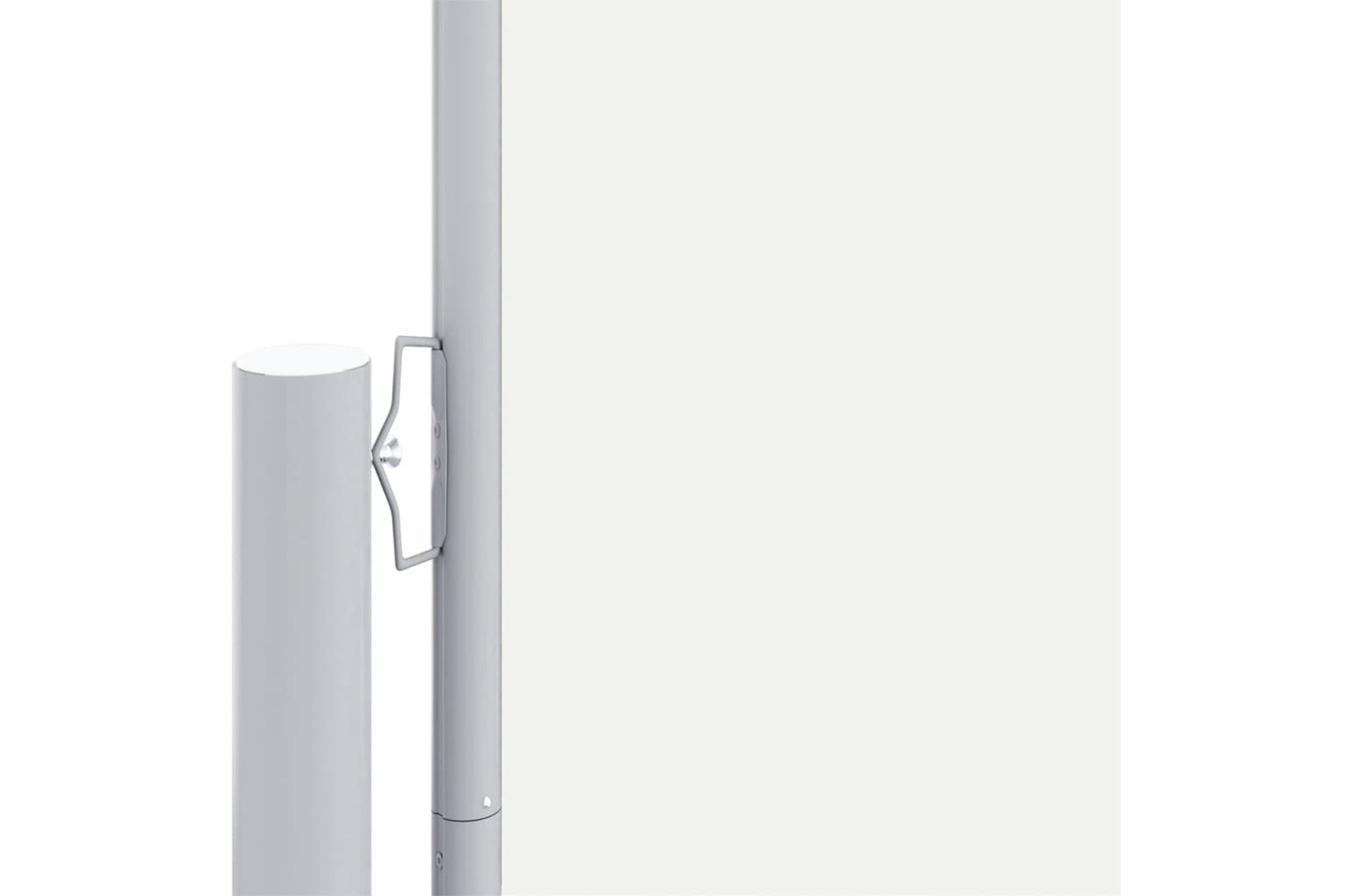 vidaXL 318031 Retractable Side Awning Cream 160x1000cm-2
