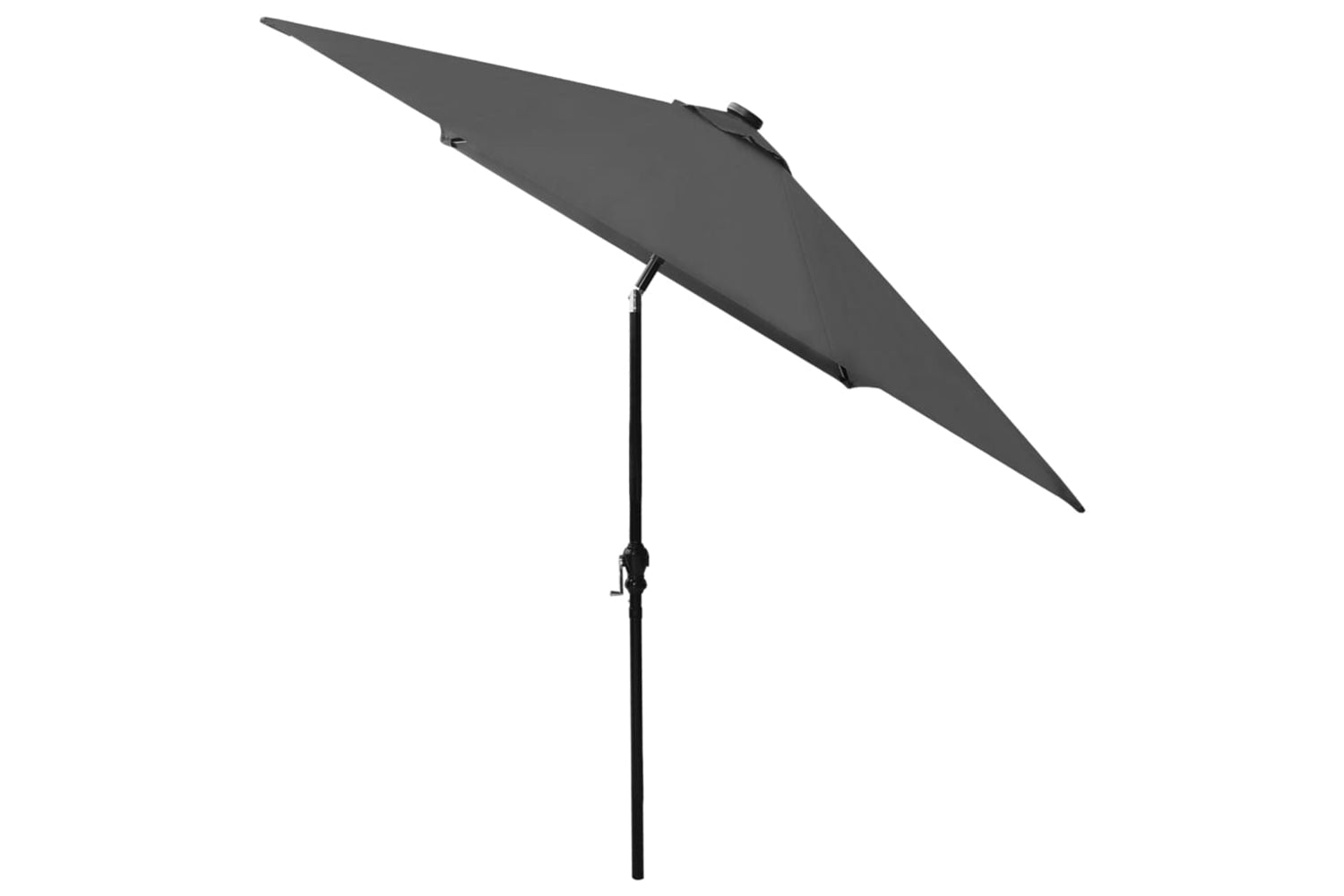 Vidaxl 313788 Parasol With Leds And Steel Pole Anthracite 2x3 M-5