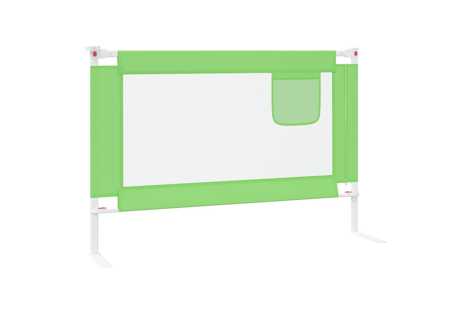 Vidaxl Toddler Safety Bed Rail Green 100x25 Cm Fabric-4
