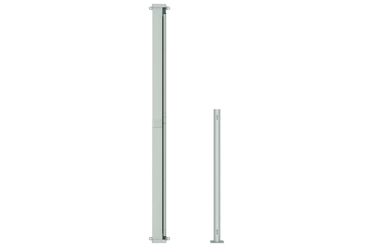 vidaXL 313399 Patio Retractable Side Awning 180x300cm Black-4