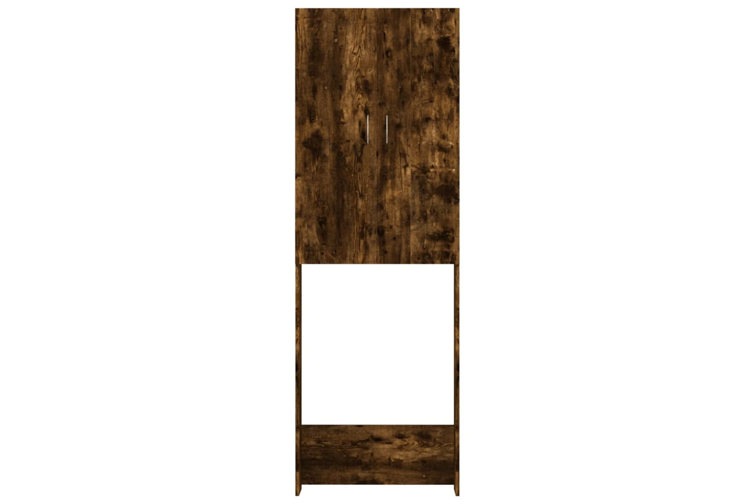 vidaXL Washing Machine Cabinet Smoked Oak 64x25.5x190cm-5