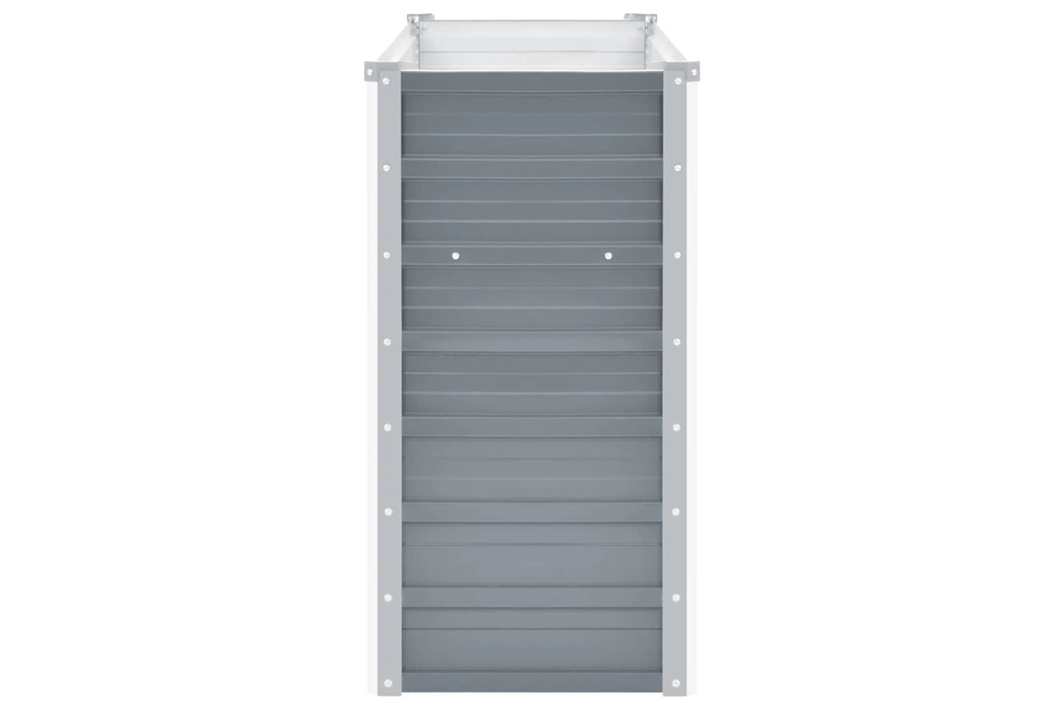 Vidaxl Garden Raised Bed Galvanised Steel 100x40x77 Cm Grey-3