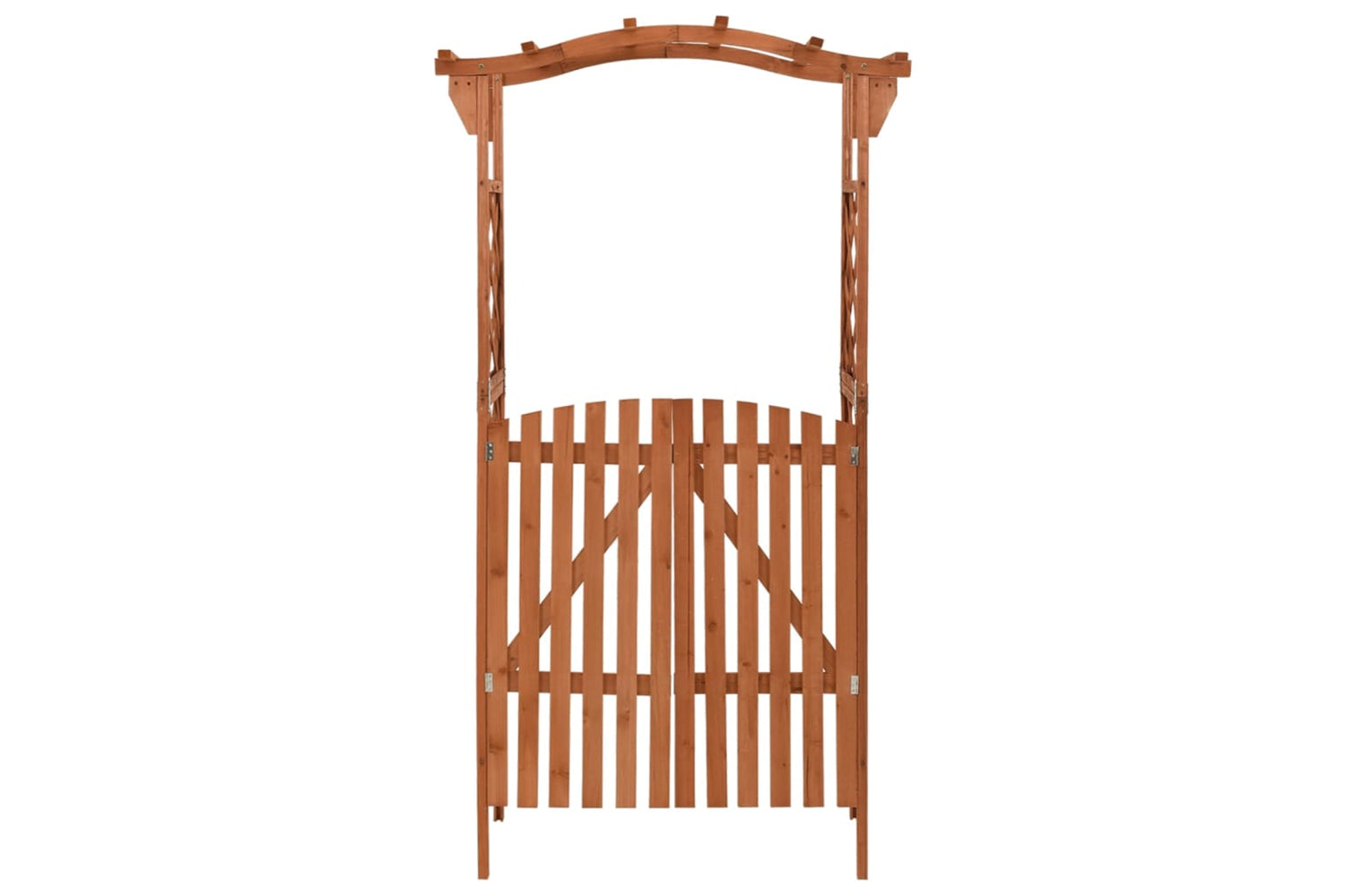 vidaXL 316389 Pergola With Gate 116x40x204cm Solid Firwood-2