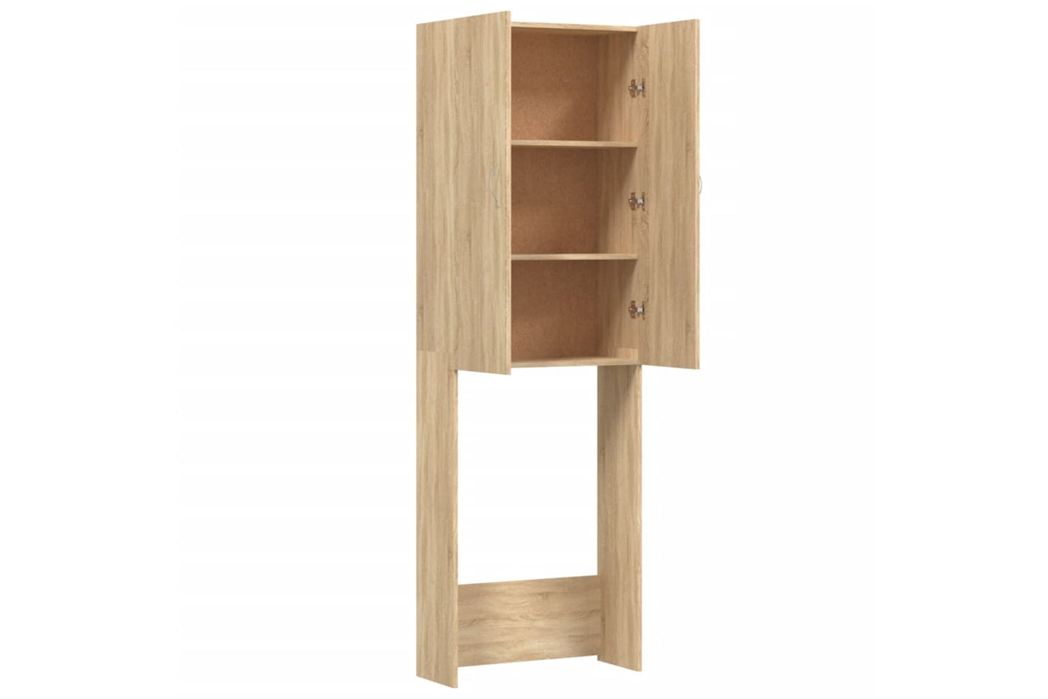 vidaXL Washing Machine Cabinet Sonoma Oak 64x25.5x190cm-4