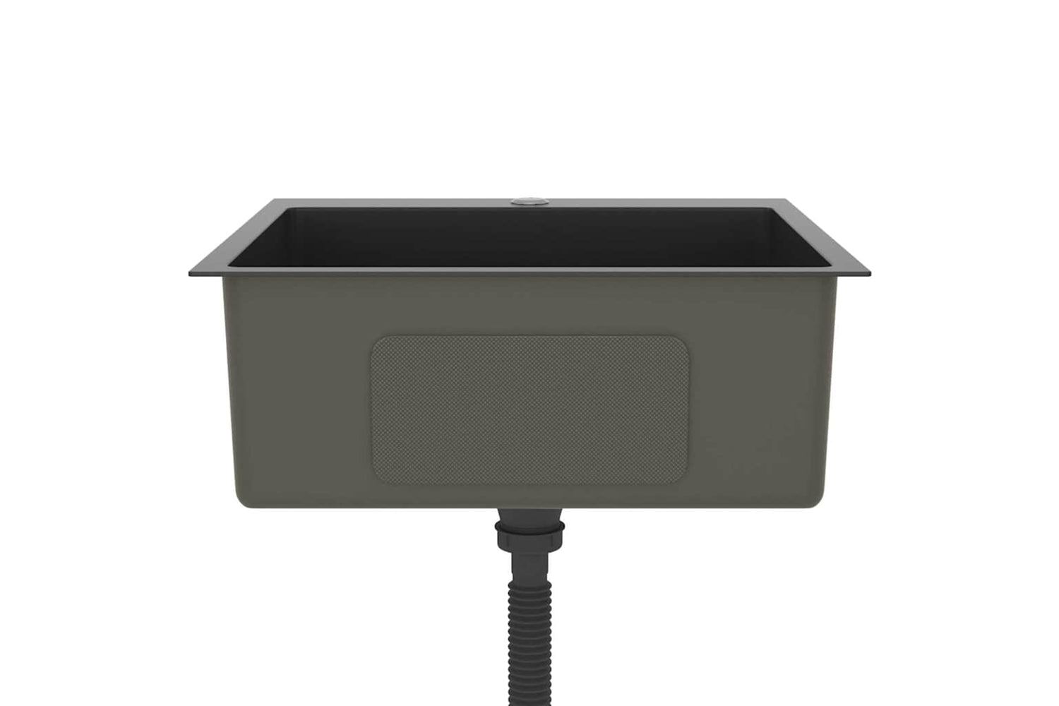 Vidaxl 51509 Handmade Kitchen Sink Black Stainless Steel-4