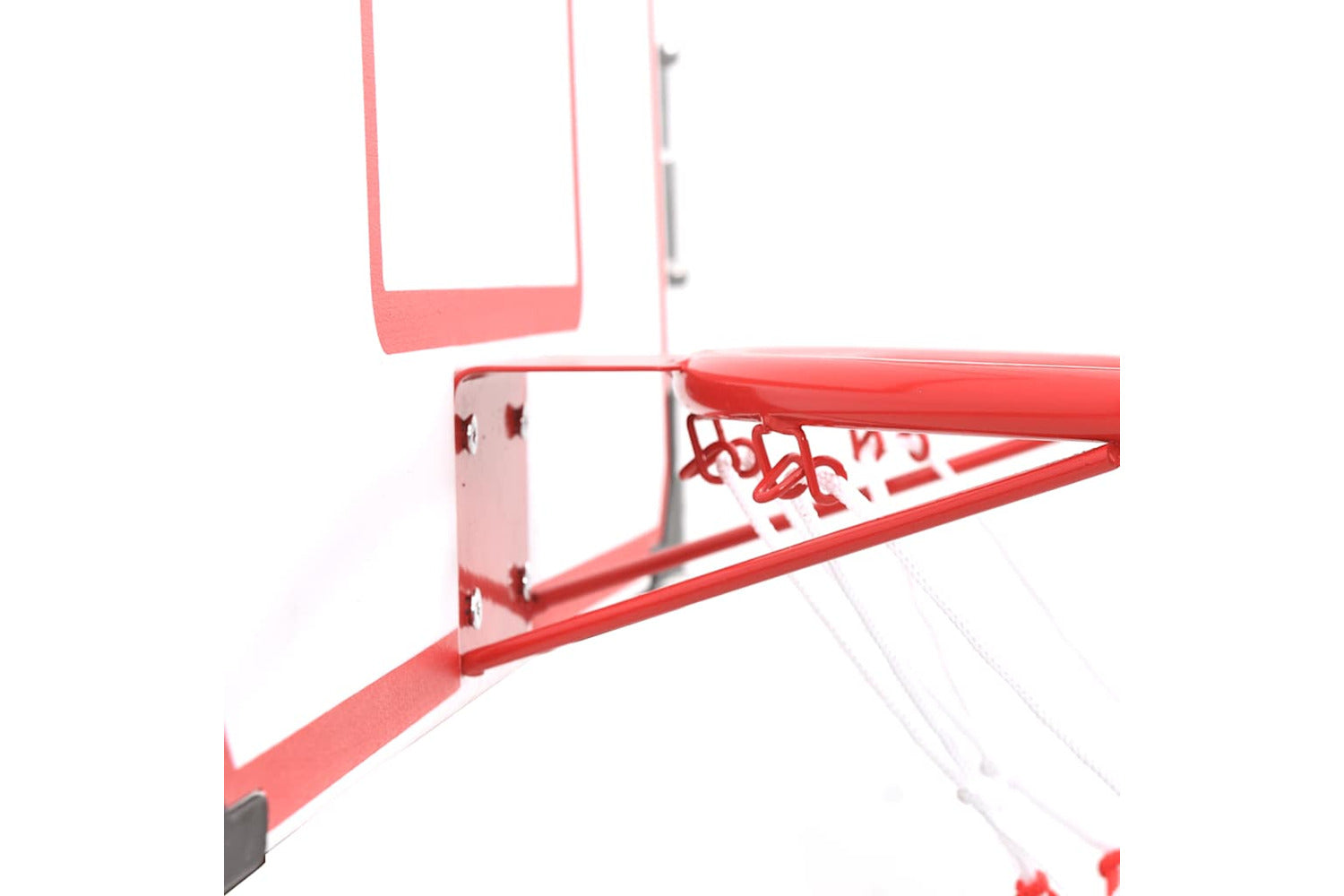 Vidaxl Five Piece Wall Mounted Basketball Backboard Set-4