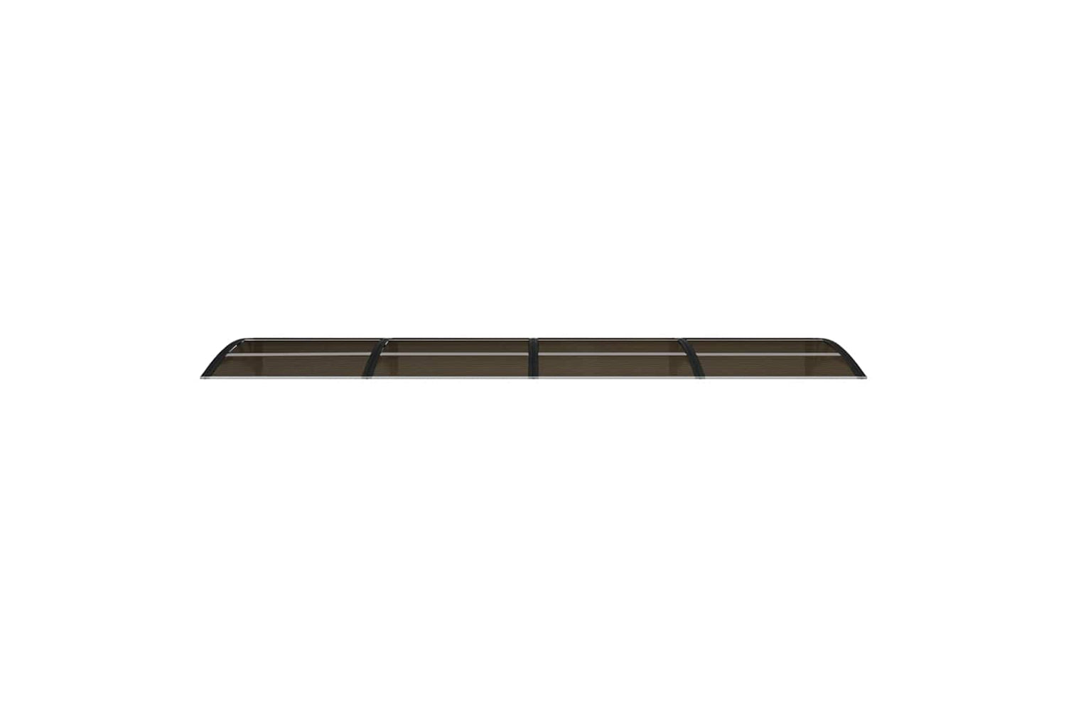 vidaXL 153593 Door Canopy Black 350x80cm Polycarbonate-2