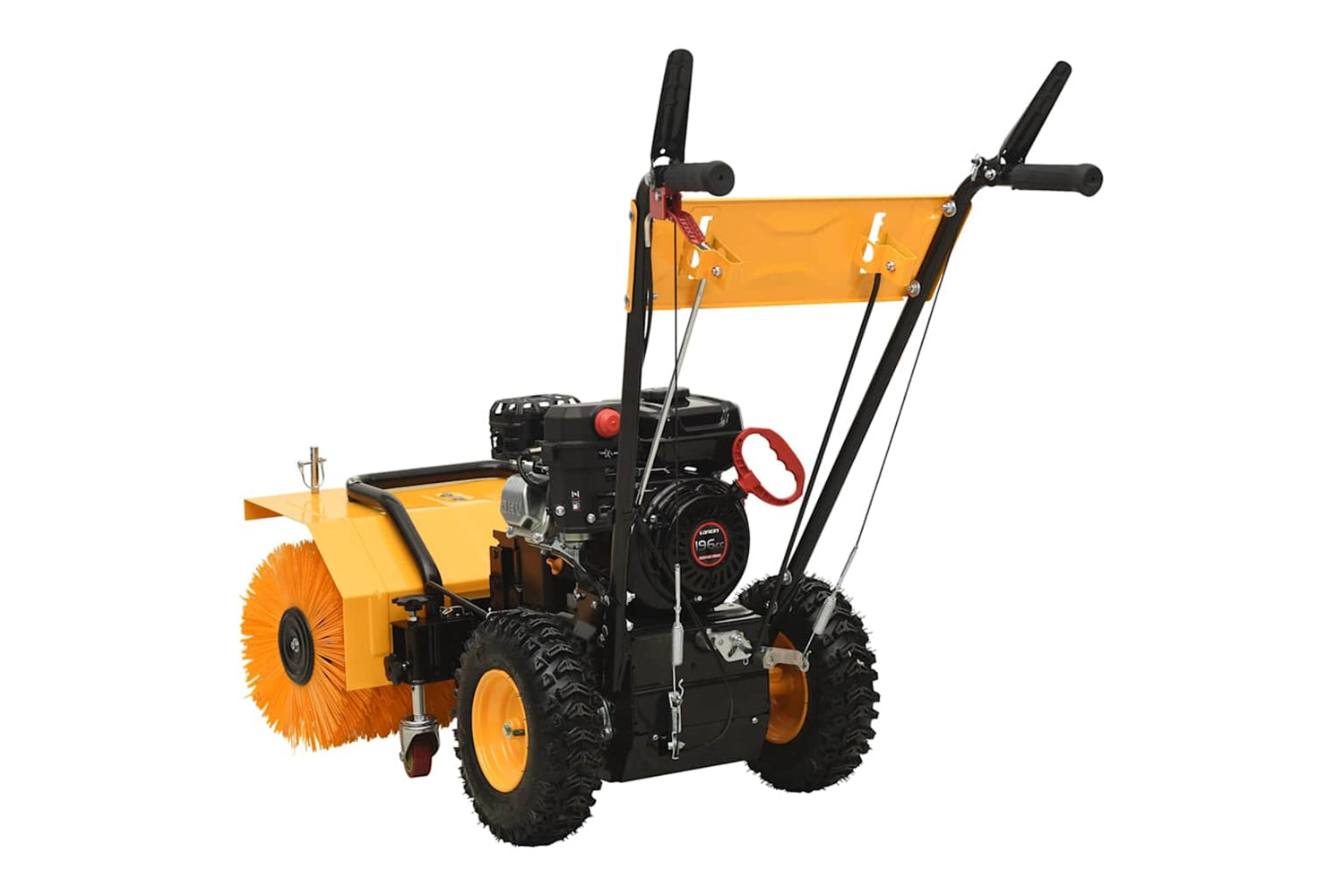 Vidaxl 3102972 Petrol-powered 4-in-1 Snow Thrower And Sweeper Set 6.5hp-6