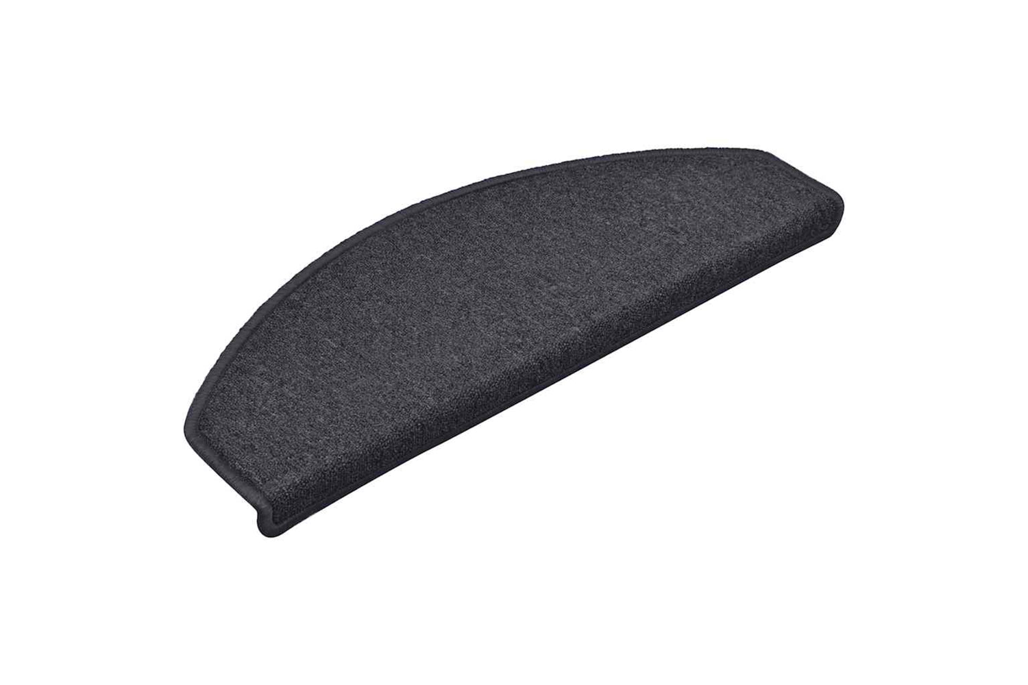 vidaXL 322365 Carpet Stair Treads 15 Pcs Dark Grey And Blue 65x24x4cm-2